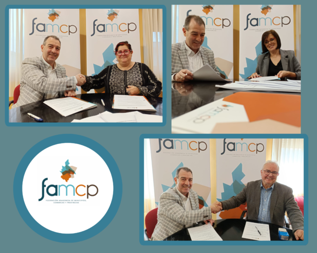 Collage de fotos horizontal flores minimalista azul