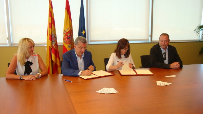 Convenio para implantar la Escuela de Salud en Aragón Convenio para implantar la Escuela de Salud en Aragón
