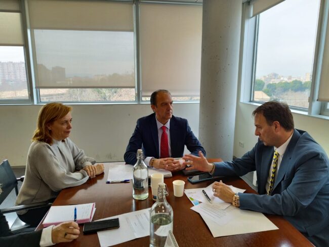 Sesión de trabajo Consejería Sanidad.