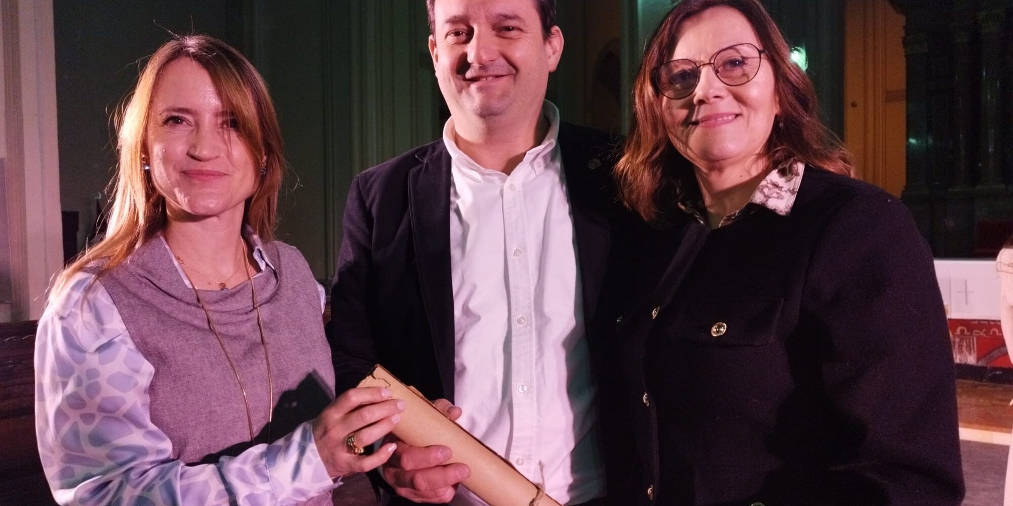 Ana Maria Jarque, Miguel Ángel Estevan y Yolanda Sevilla