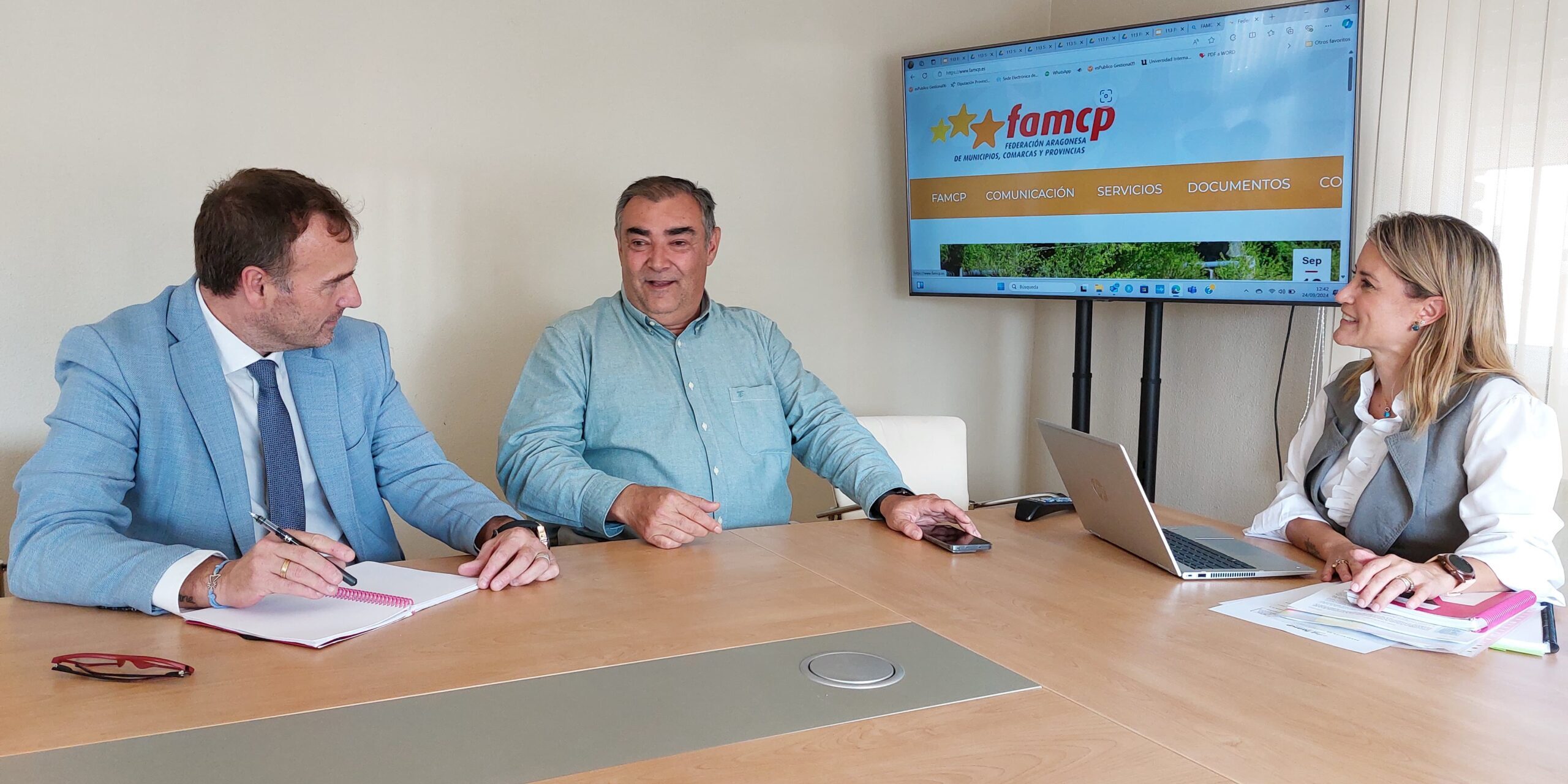 FAMCP y dirección general de despoblación reunión con la dirección general de Despoblación